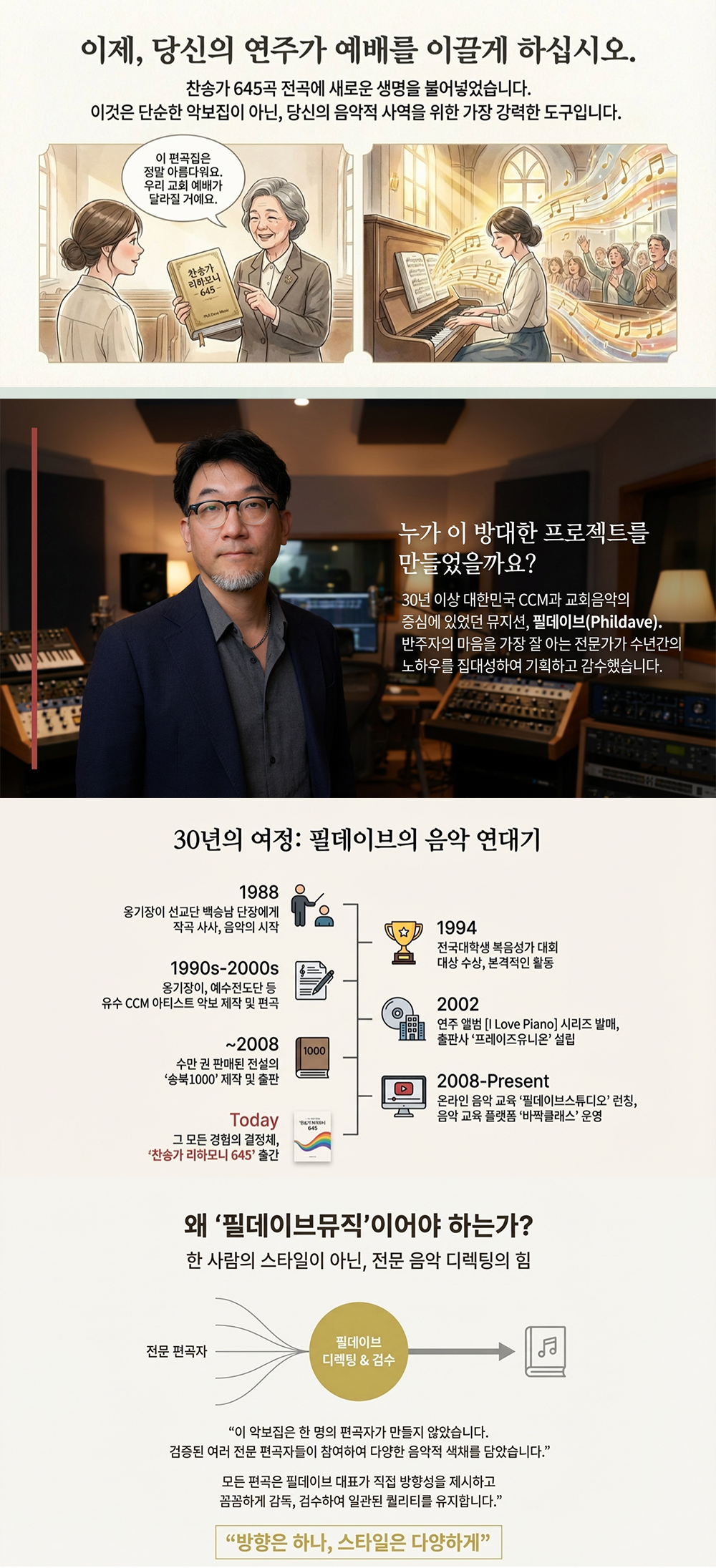 고급편 A4가로형 한권_찬송가 리하모니 645 상세 이미지 4